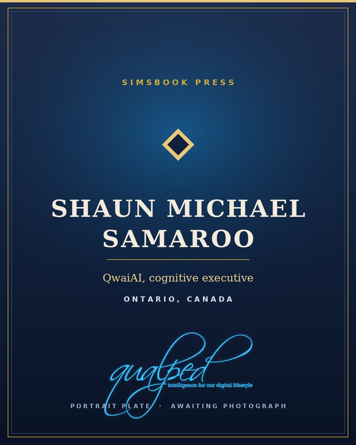 Shaun Michael Samaroo, founder and chief executive of Qualped Life Corp, Ontario, Canada